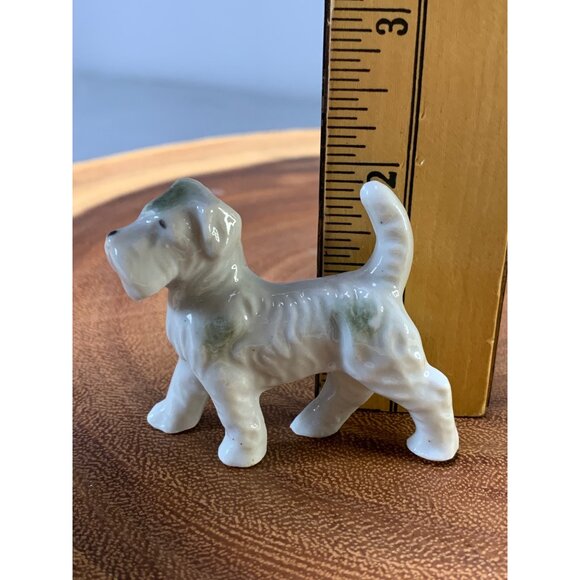 Vintage Japan Porcelain Terrier Dog Figurine 2" Collectible - Picture 6 of 8